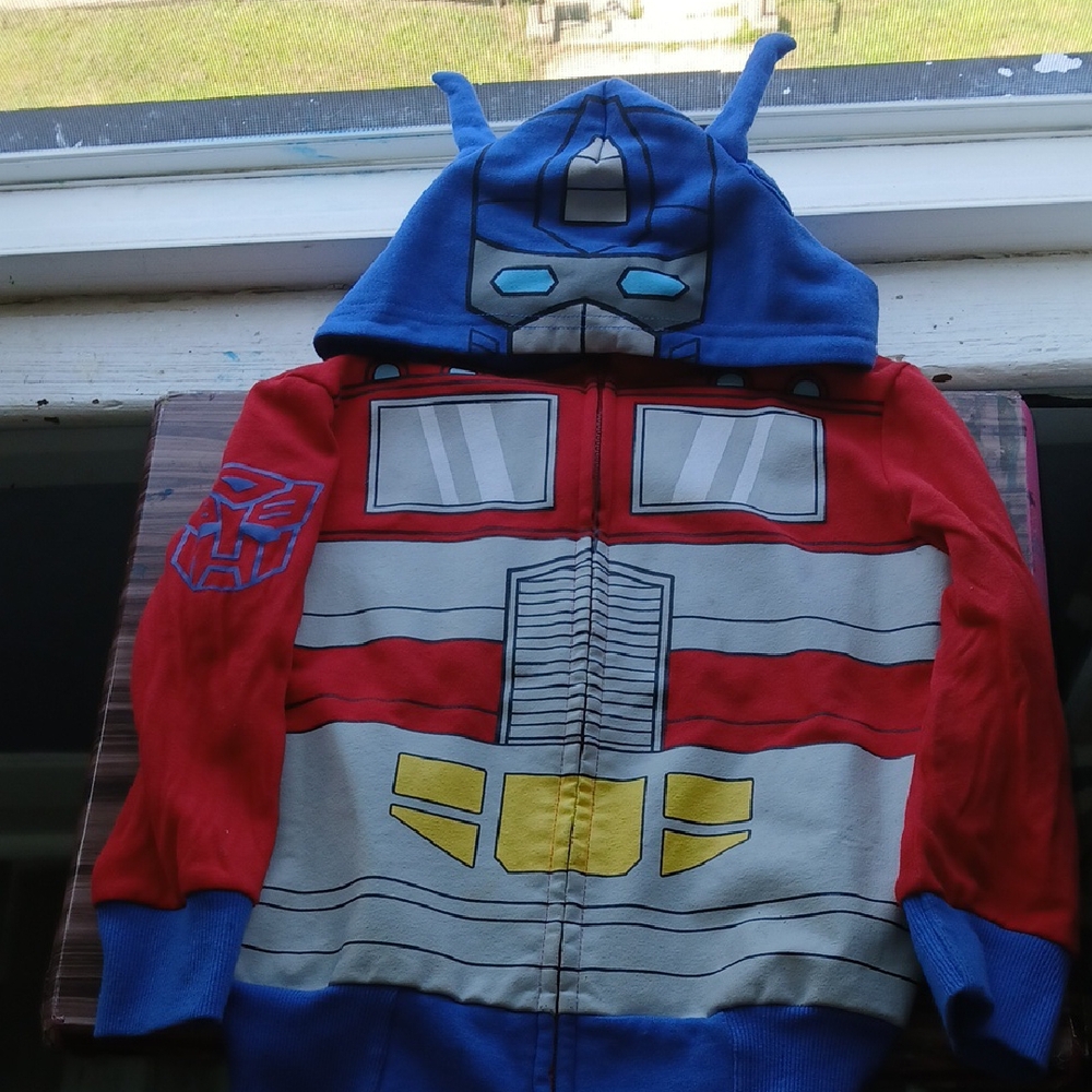 Kids Optimus Prime Costume Hoodie